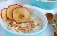 Arroz Doce de Forno com Maçãs ao Mel