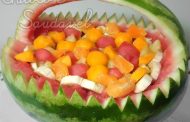 Salada de Frutas em Cesta de Melancia