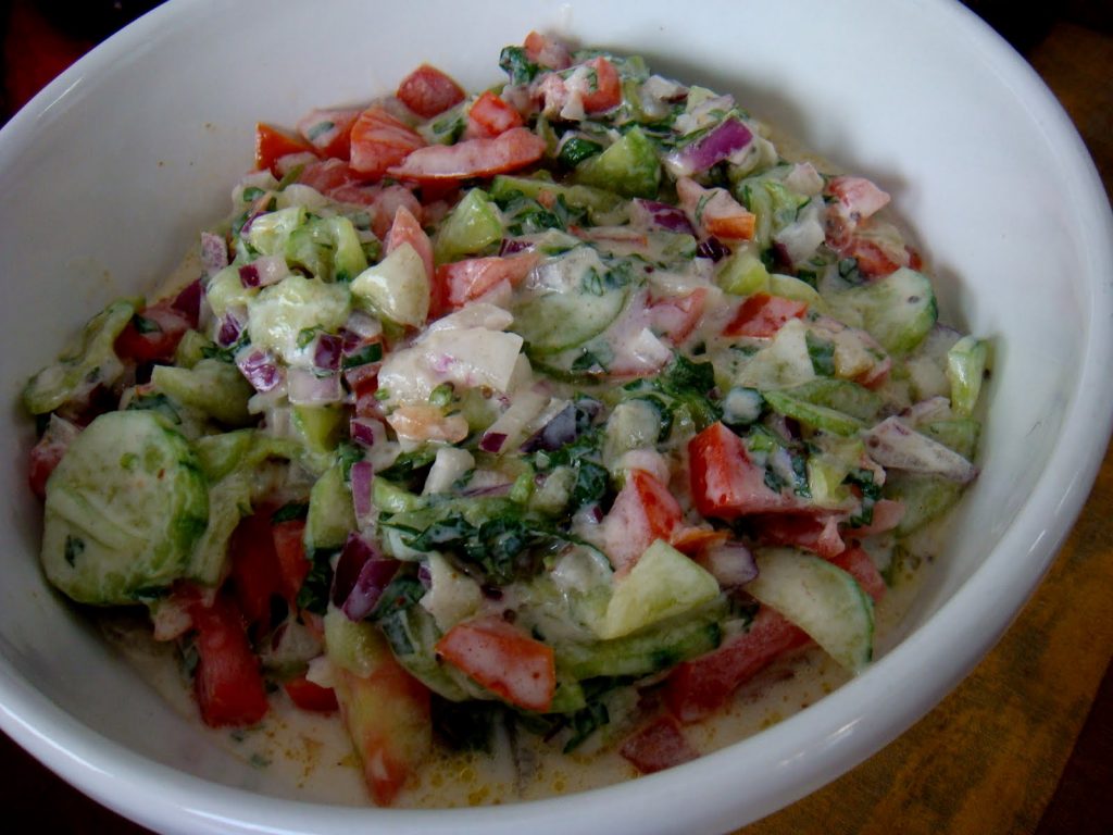 Salada de pepino Mais Receitas Cozinhar é fácil