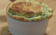 SOUFFLÉ DE ESPINAFRE E UVA PASSA